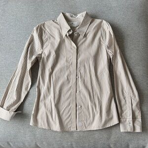 Babaton Striped Button-Down Shirt